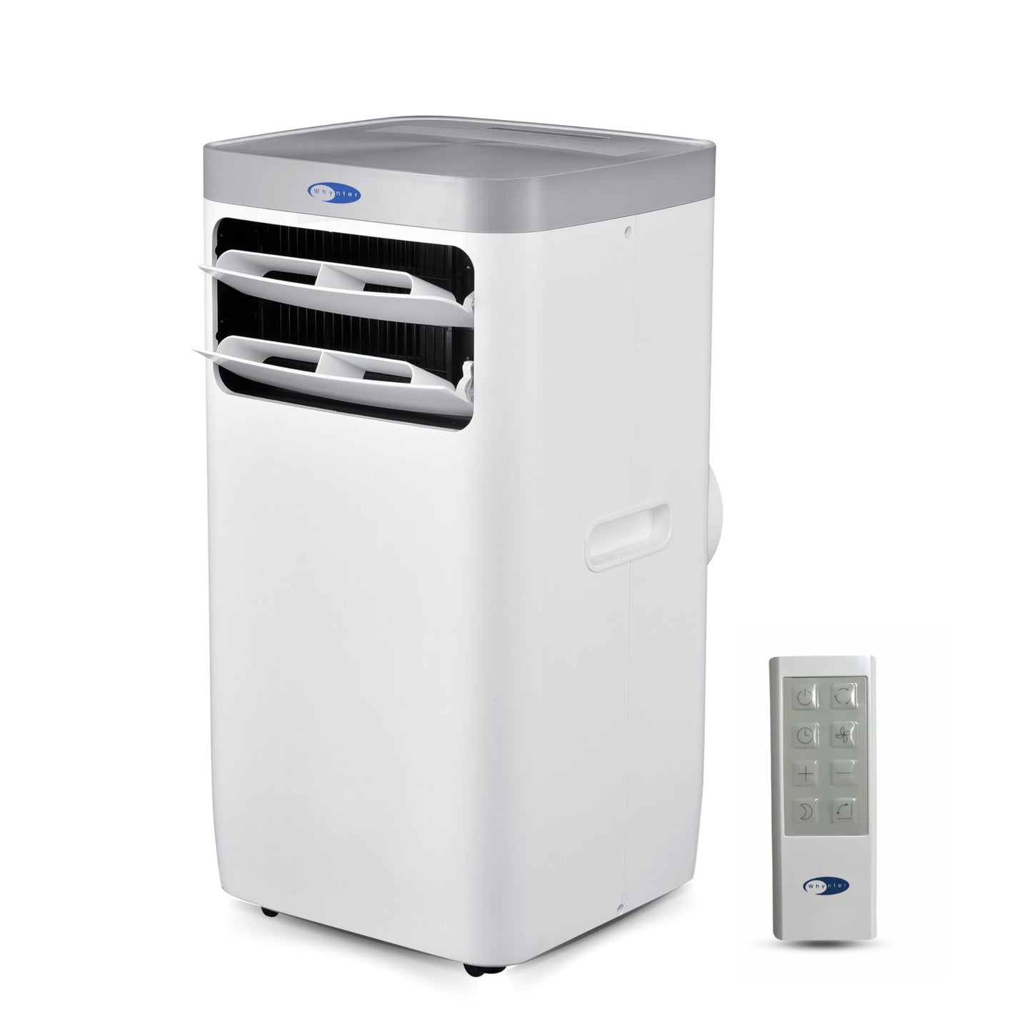 Whynter ARC-115WG 11,000 BTU Compact Portable Air Conditioner & Dehumidifier with Remote, 400 sq ft, White/Grey