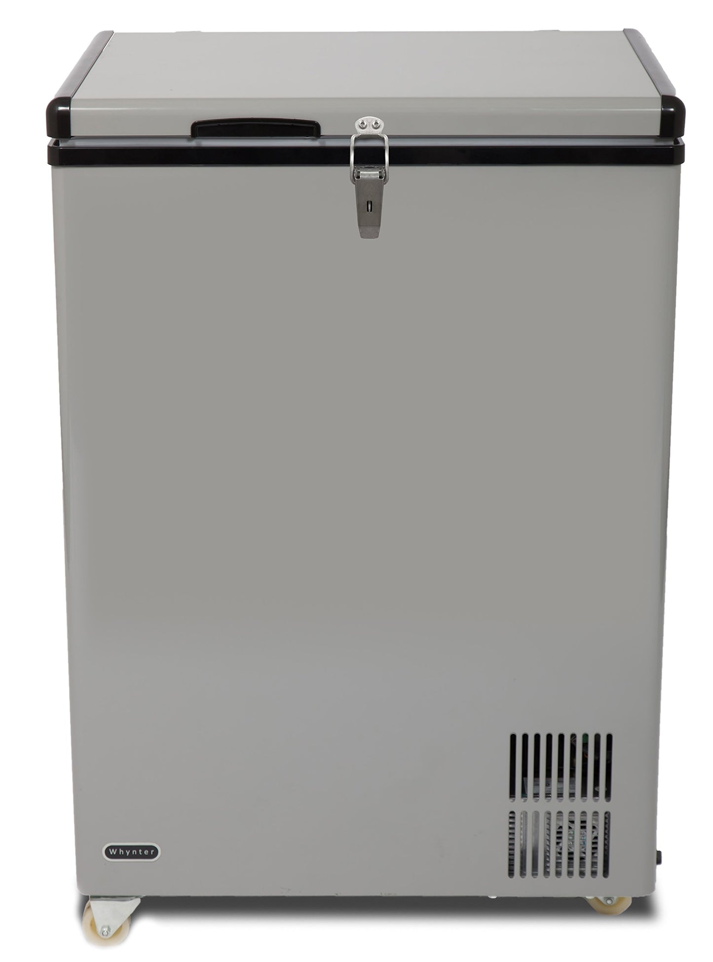 Whynter FM-951GW 95 Quart Portable Wheeled Freezer with Door Alert and 12v Option - Gray