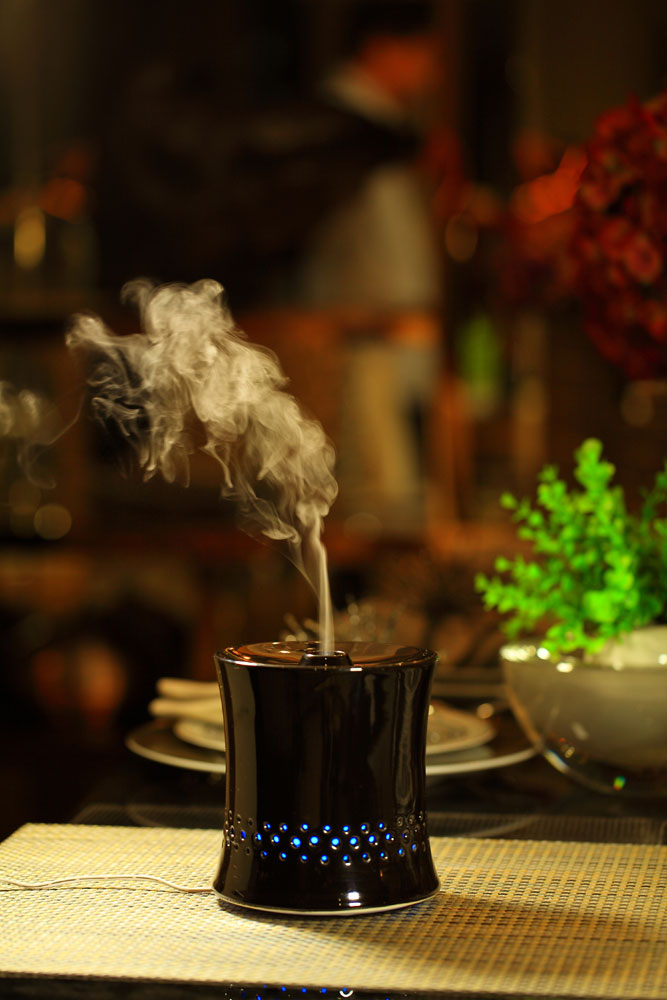 Ultrasonic Aroma Diffuser/Humidifier with Ceramic Housing