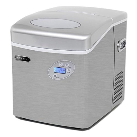 Whynter IMC-491DC Portable Ice Maker with 49lb Capacity Stainless Steel with Water Connection