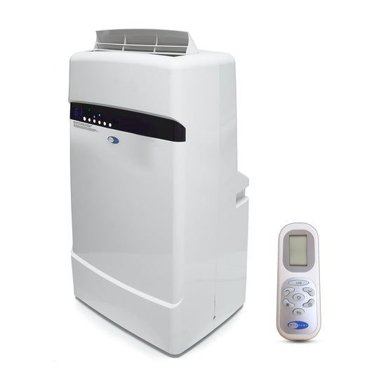 Whynter ARC-12SDH 12,000 BTU Dual Hose Portable AC, Heater, Dehumidifier, 400 sq ft, White