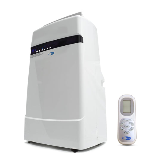 Whynter ARC-12SD 12,000 BTU Dual Hose Portable Air Conditioner & Dehumidifier, 400 sq ft, White