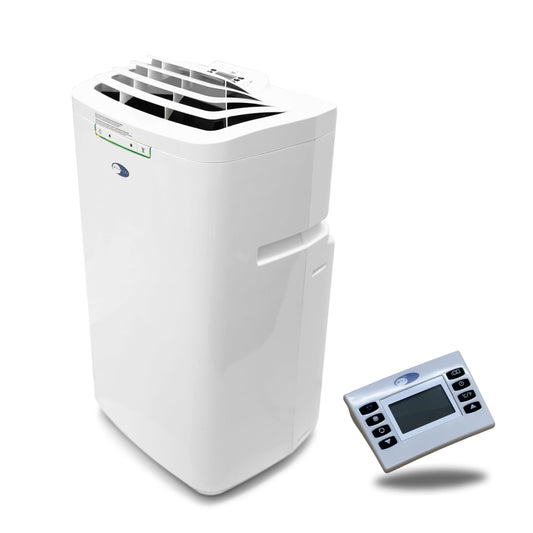 Whynter ARC-110WD 11,000 BTU Dual Hose Portable Air Conditioner & Dehumidifier, 350 sq ft, White