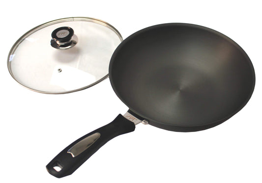 SK-7301: Hard Anodized Wok (12 inch)