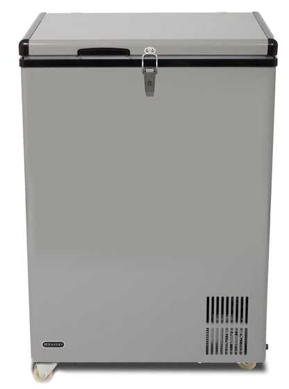 Whynter FM-951GW 95 Quart Portable Wheeled Freezer with Door Alert and 12v Option - Gray